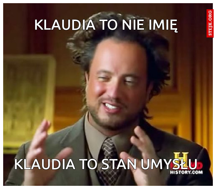 Klaudia to nie imię 