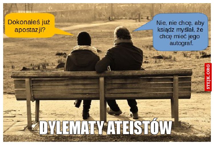 dylematy ateistów