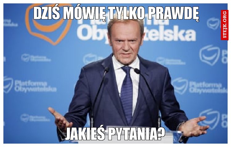 Dziś mówię tylko prawdę