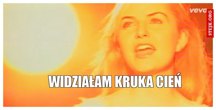 Widziałam Kruka cień