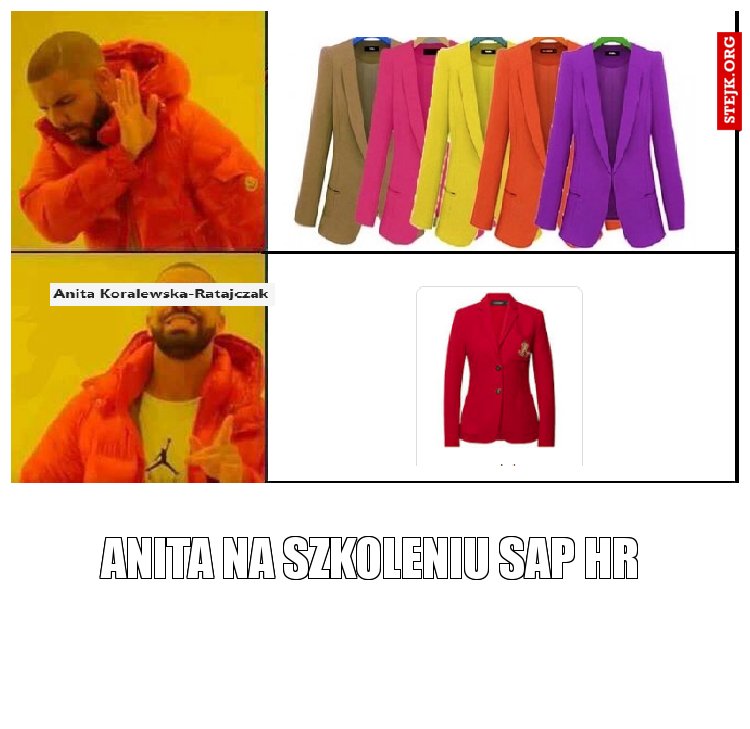 Anita na szkoleniu SAP HR