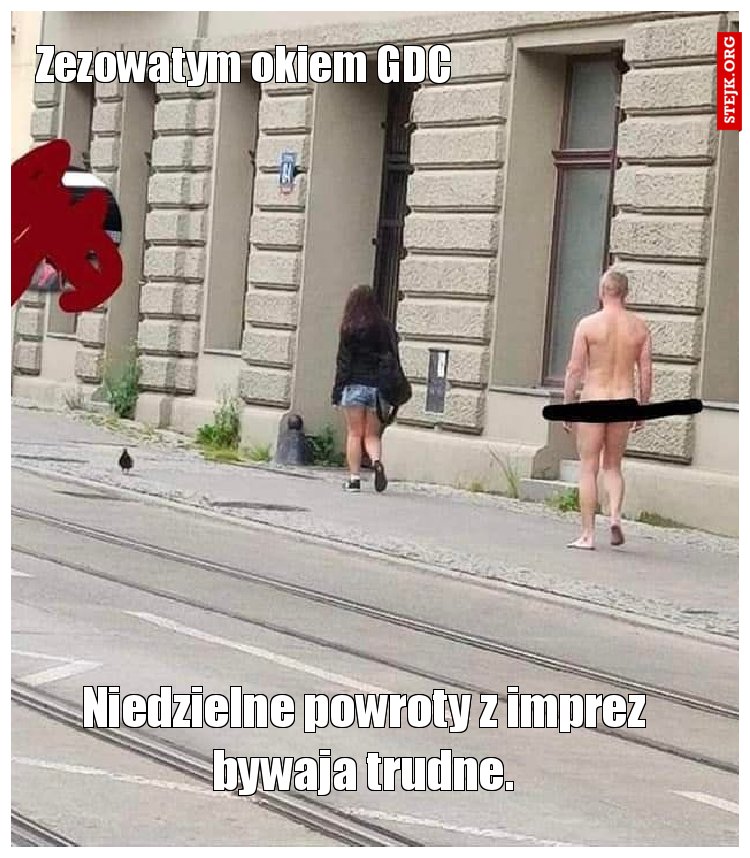 Niedzielne powroty z imprez bywaja trudne.