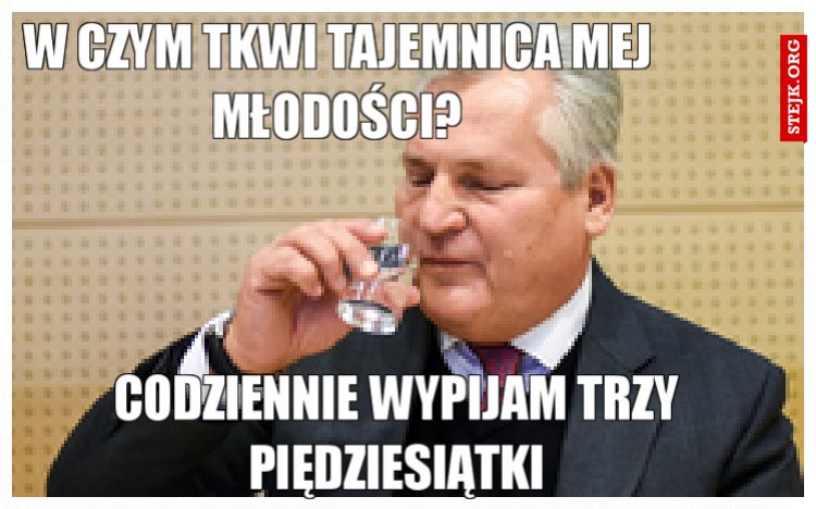 W czym tkwi tajemnica mej młodości?