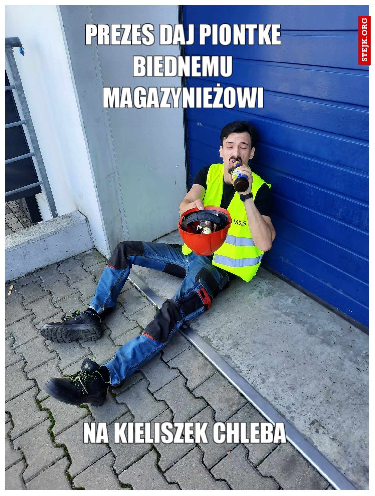 Prezes daj piontke biednemu magazynieżowi