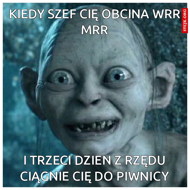 Kiedy szef Cię obcina wrr mrr