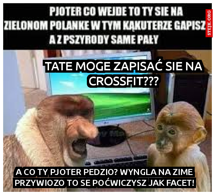Tate moge zapisać sie na crossfit???