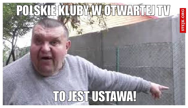 POLSKIE KLUBY W OTWARTEJ TV