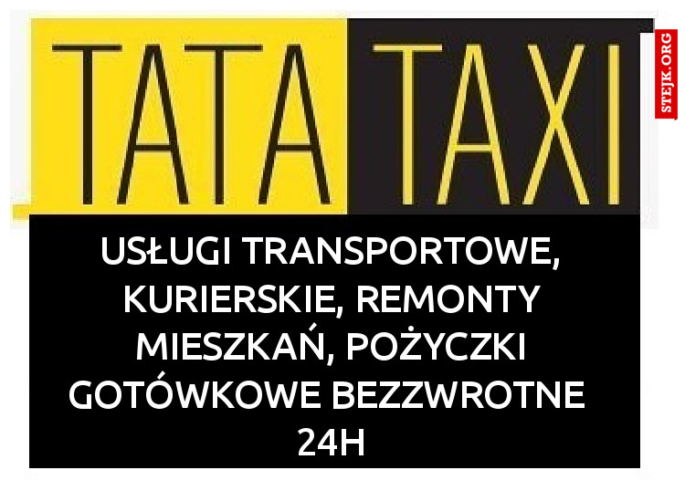 Usługi Transportowe, kurierskie, remonty mieszkań, Pożyczki gotówkowe bezzwrotne  24h