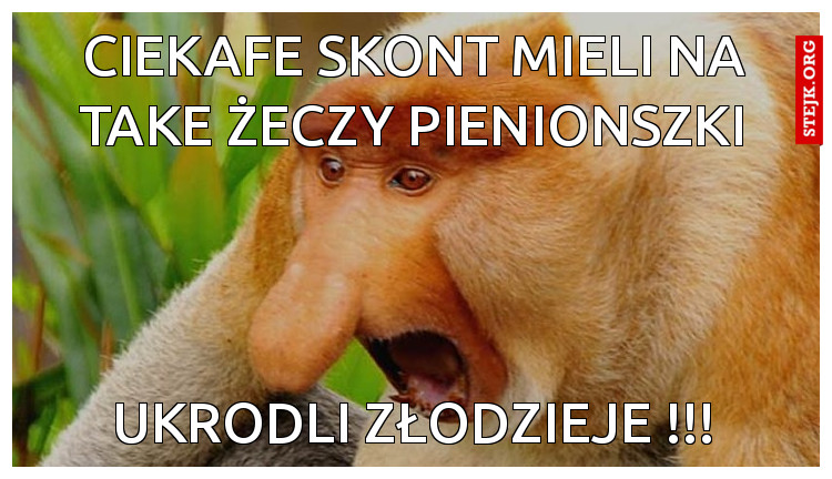 Ciekafe skont mieli na take żeczy pienionszki