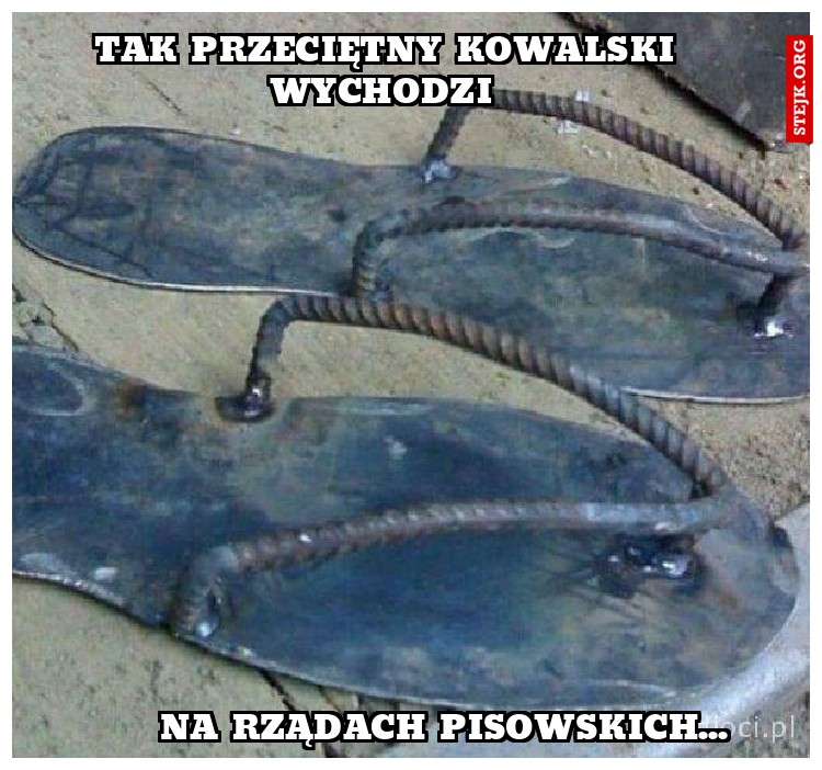 Tak przeciętny Kowalski wychodzi 