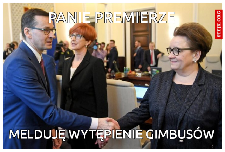 Zalewska i pan premier
