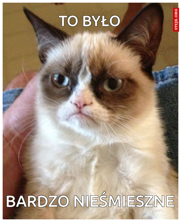 To było