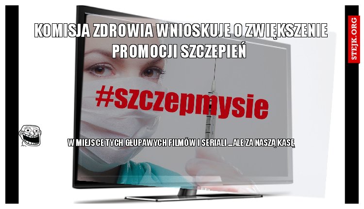 komisja zdrowia wnioskuje o zwiększenie promocji szczepień 