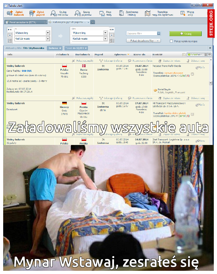 Załadowaliśmy wszystkie auta