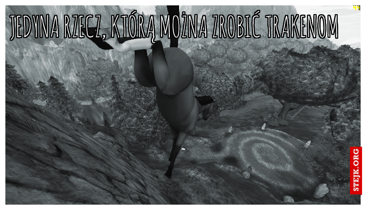 Jedyna rzecz, którą można zrobić trakenom