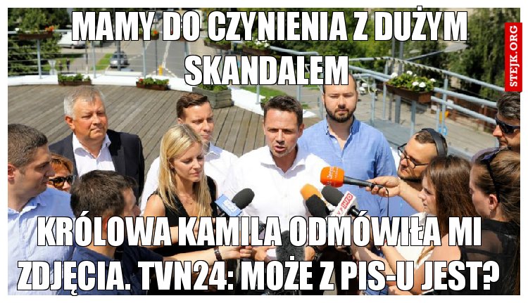 Mamy do czynienia z dużym skandalem 
