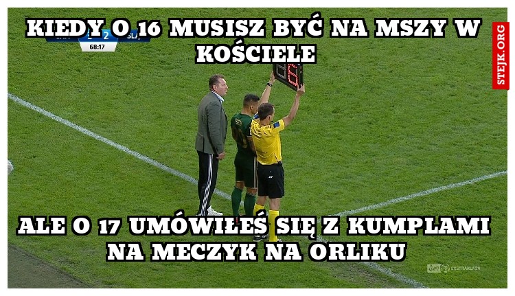 Kiedy o 16 musisz być na mszy w kościele