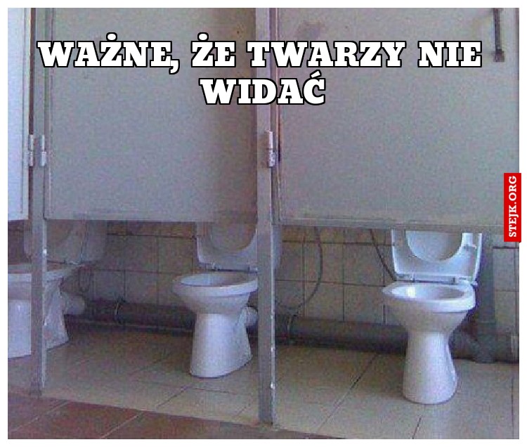 Ważne, że twarzy nie widać