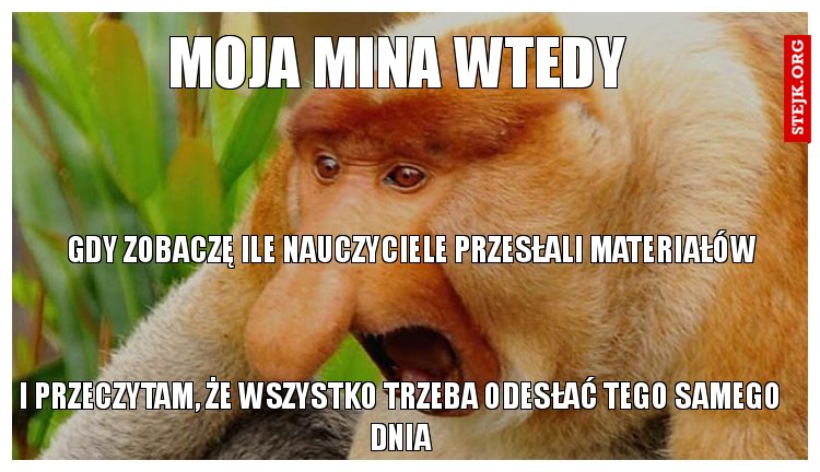 Moja mina wtedy