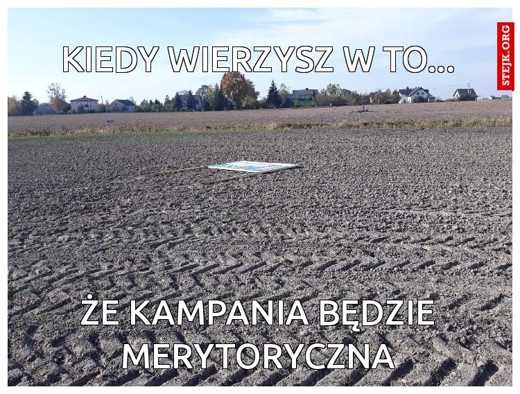 kiedy wierzysz w to...