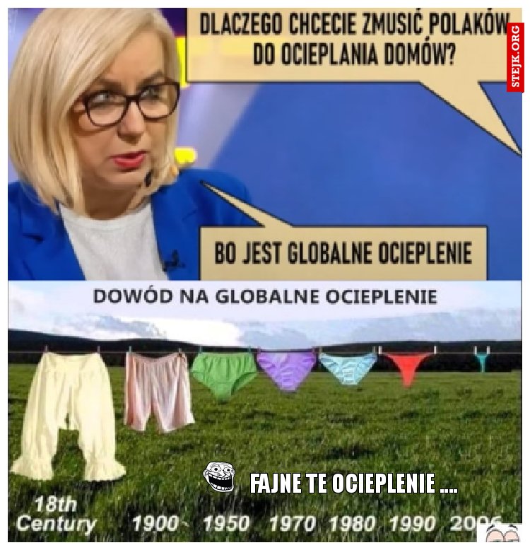 Fajne te ocieplenie ....