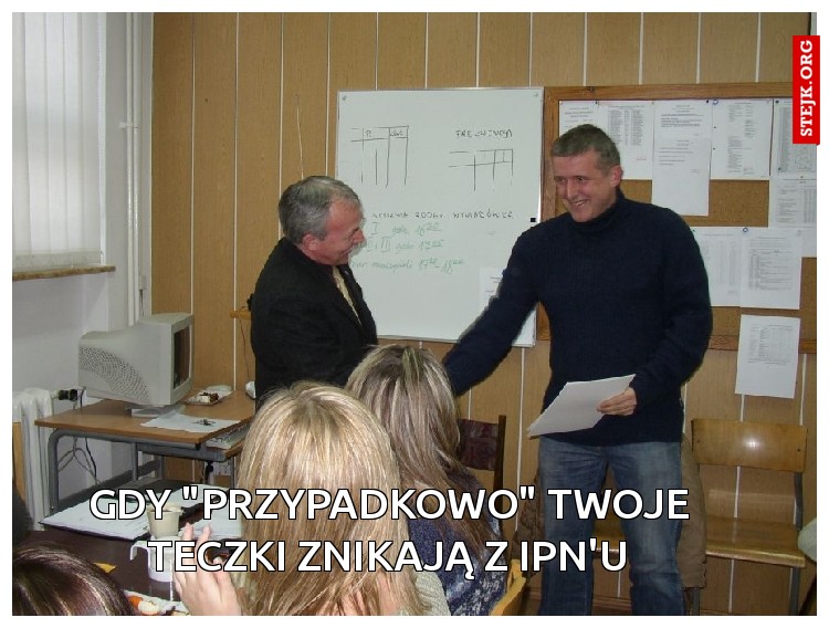Gdy "przypadkowo" Twoje teczki znikają z ipn'u