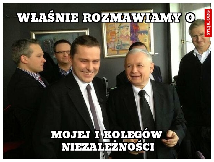 właśnie rozmawiamy o