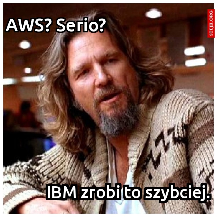 AWS? Serio?