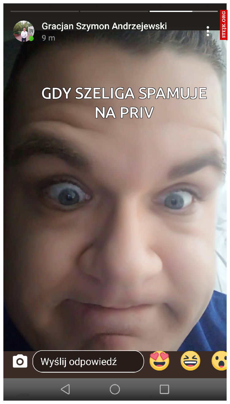 Gdy Szeliga spamuje na priv