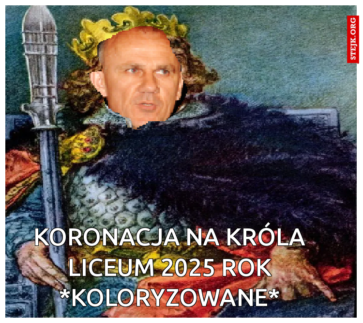 KORONACJA NA KRÓLA LICEUM 2025 ROK *KOLORYZOWANE*
