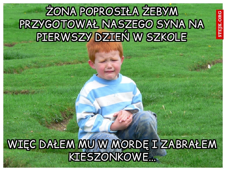 Pierwszy dzień w szkole