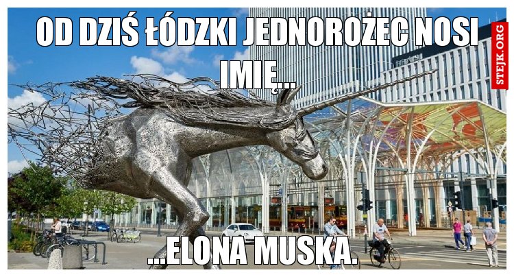 Od dziś łódzki jednorożec nosi imię...