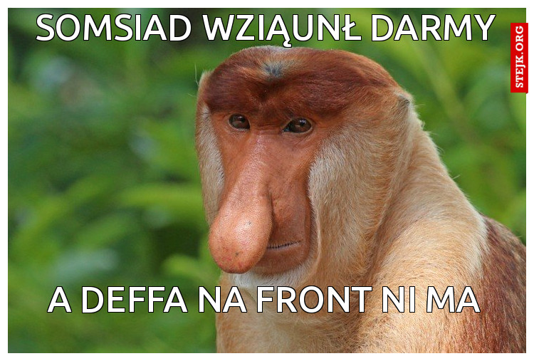somsiad wziąunł darmy