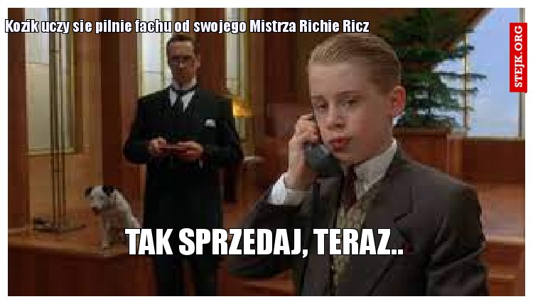 Tak sprzedaj, teraz..