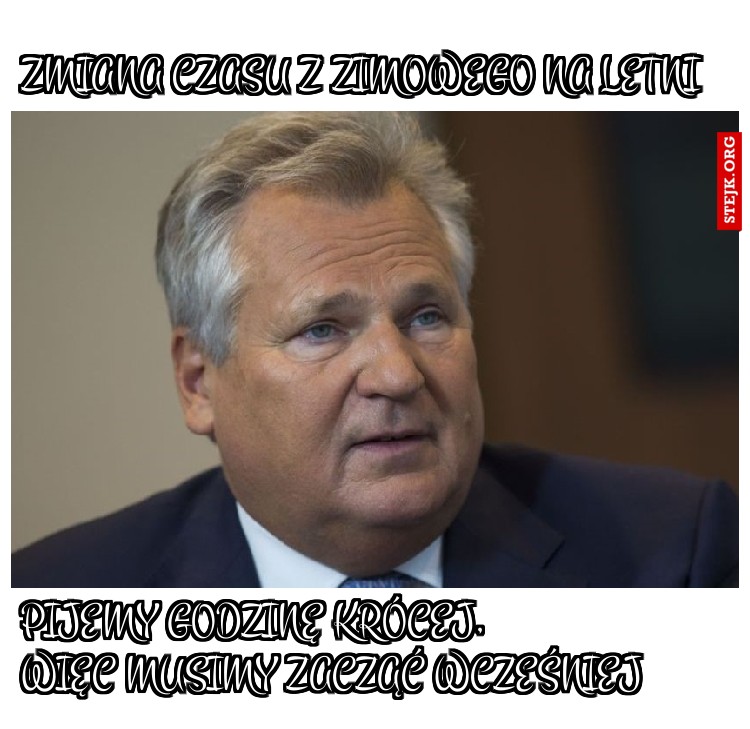 Zmiana czasu z zimowego na letni