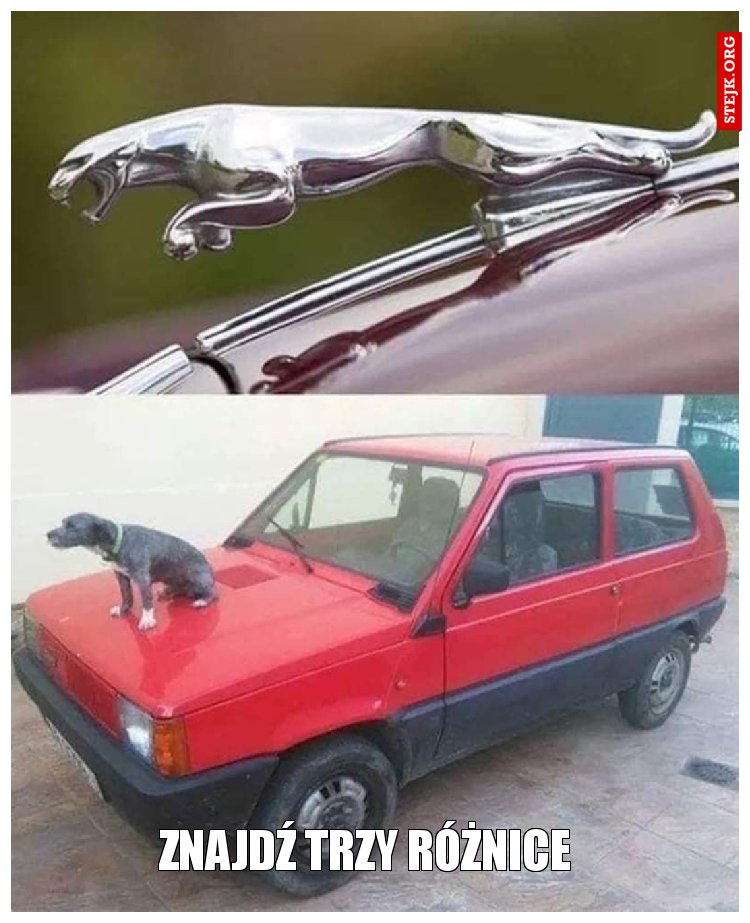 Znajdź trzy różnice