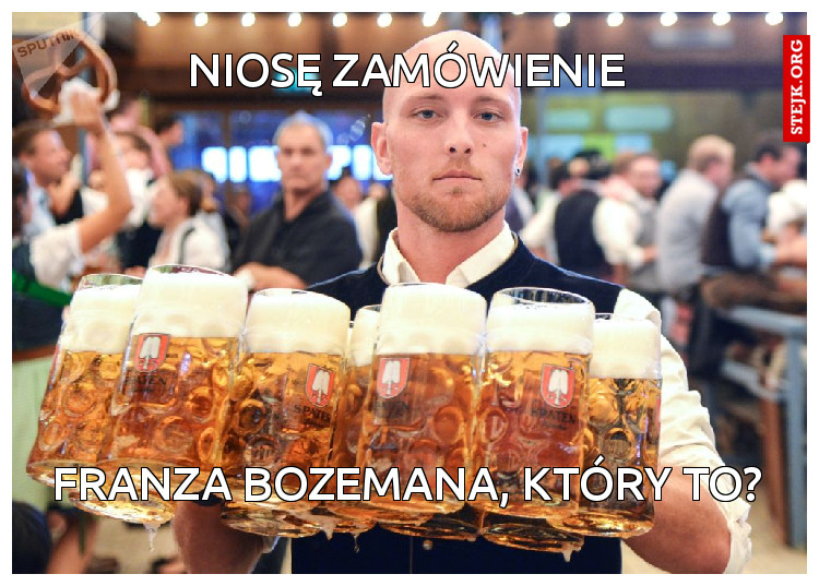 niosę zamówienie
