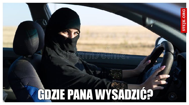 Gdzie Pana wysadzić?