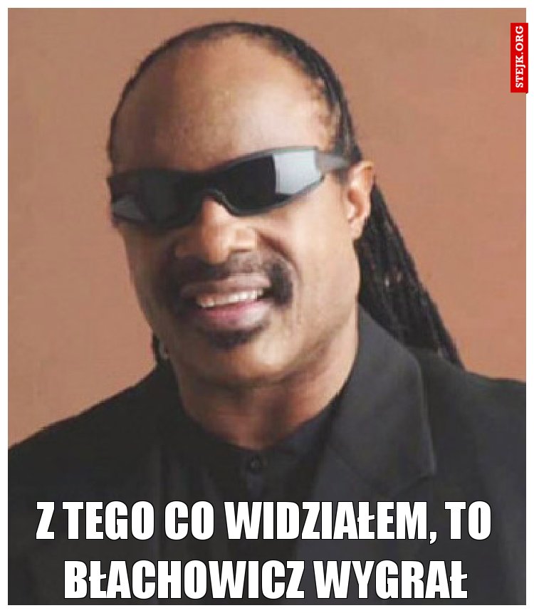 z tego co widziałem, to błachowicz wygrał