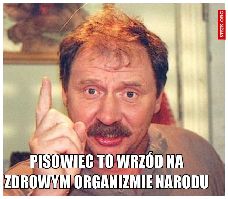 Pisowiec to wrzód na zdrowym organizmie narodu