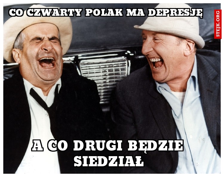 co czwarty polak ma depresję