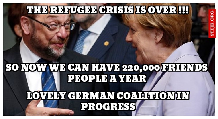 the refugee crisis is over !!!