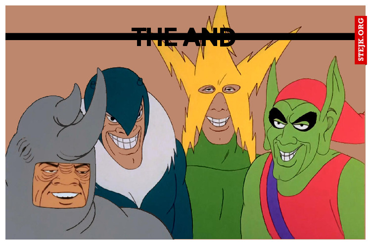 THE AND