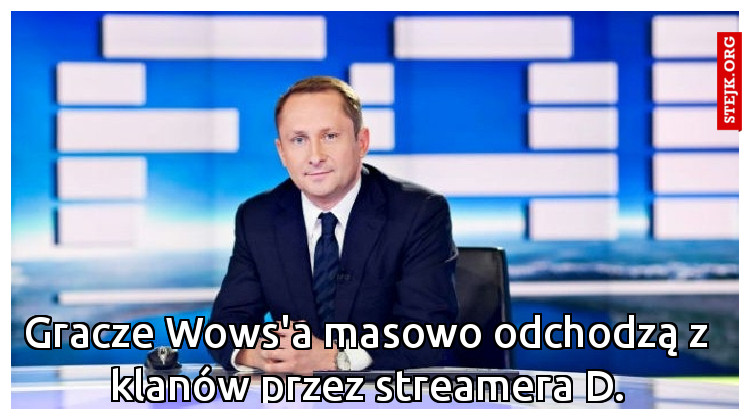 Gracze Wows'a masowo odchodzą z klanów przez streamera D.