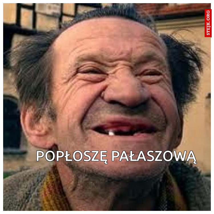 POPŁOSZĘ PAŁASZOWĄ 