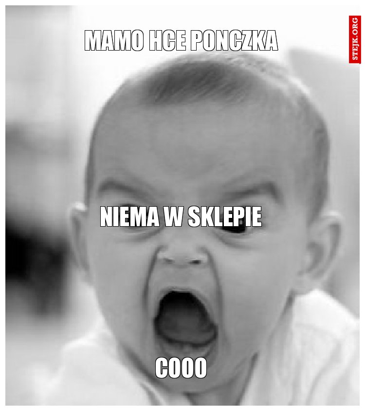 mamo hce ponczka