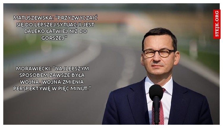 Matuszewska: "przyzwyczaić się do lepszej sytuacji jest daleko łatwiej niż do gorszej"  