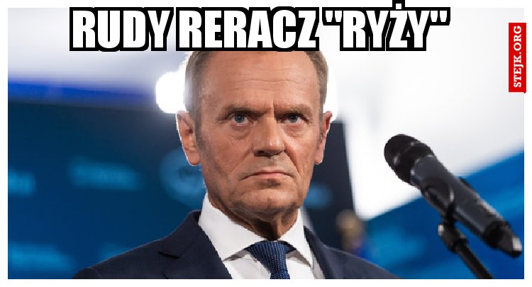 Rudy reracz "ryży" 