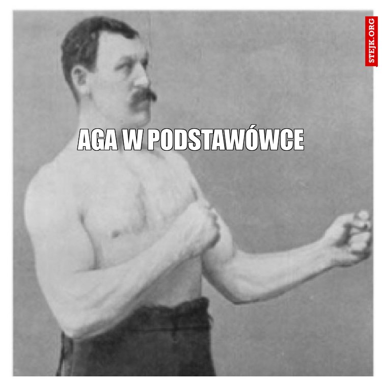 Aga w pracy