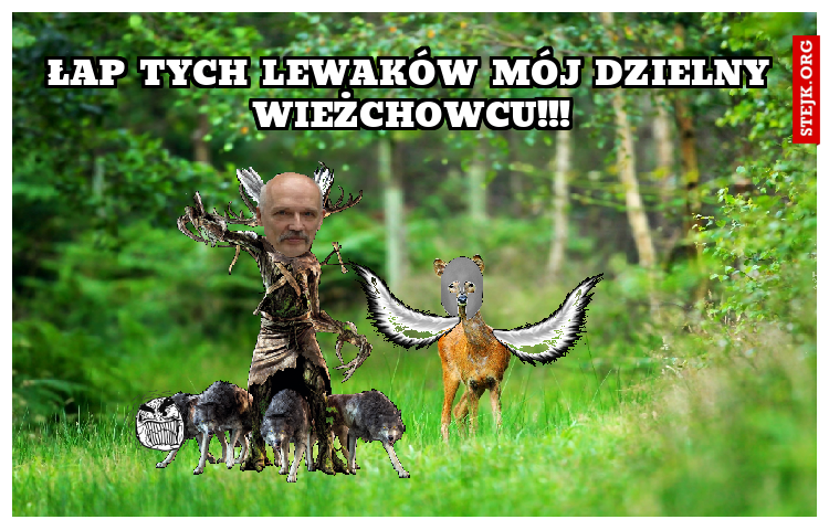 Łap tych Lewaków mój dzielny wieżchowcu!!!